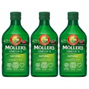 Moller's 3 (Τρία) Μουρουνέλαιο (Cod Liver Oil) Natural Flavour 250ml