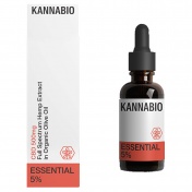 KannaBio Essential Full Spectrum 5% Hemp Oil Drops 500mg CBD 10ml