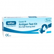 Softec COVID-19 Antigen Rapid Test για ανίχνευση SARS-COV με γρήγορη ρινική δειγματοληψία 1τεμ