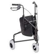 Mobiak Περιπατητήρας Τρίτροχος Rollator Δέλτα Γκρι 0811310