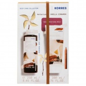 Korres Promo Pack Βανίλια Κανέλλα Αφρόλουτρο 250ml & Γαλάκτωμα Σώματος 200ml