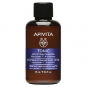 Apivita Men's Tonic Shampoo Κατά της Ανδρικής Τριχόπτωσης με Hippophae TC & Δενδρολίβανο 75ml