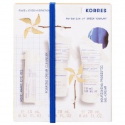 Korres Promo Pack Greek Yogurt με Gel Ματιών 15ml, Αφρώδη Κρέμα Καθαρισμού 20ml & Κρέμα-Gel Ενυδάτωσης με Προβιοτικά 20ml